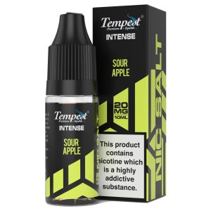 Sour Apple By Tempest Intense - 10ml Nic Salts E-Liquid.