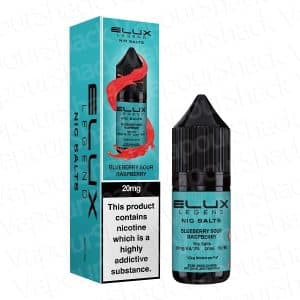 Blueberry Sour Raspberry By Elux Legend - 10ml Nic Salts E-Liquid.