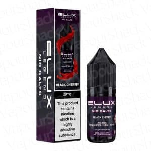 Black Cherry By Elux Legend - 10ml Nic Salts E-Liquid.