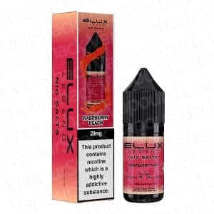 Raspberry Peach By Elux Legend - 10ml Nic Salts E-Liquid.